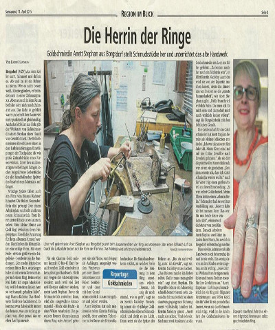 Oranienburger Generalanzeiger 11.04.2015